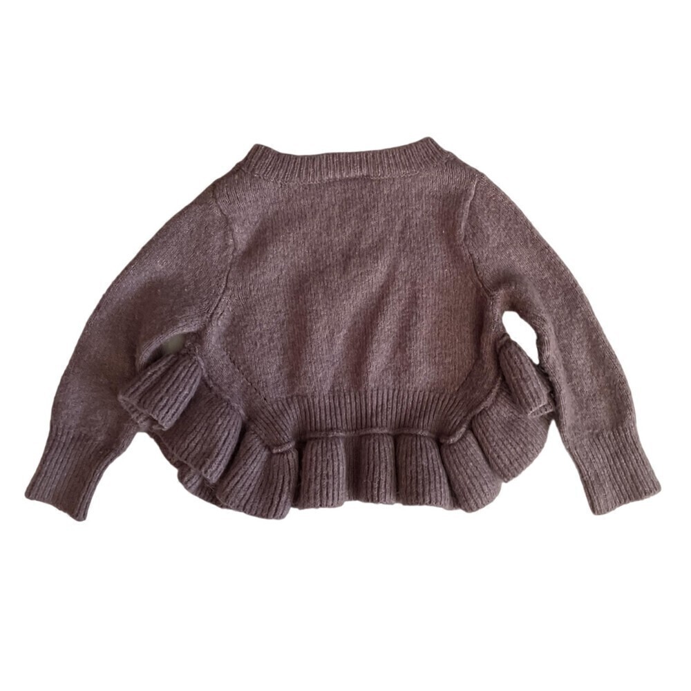 ❤️ GENUINE Kids By Oshkosh Boho Lavender Sweater Size 12 Months - Picture 2 of 3
